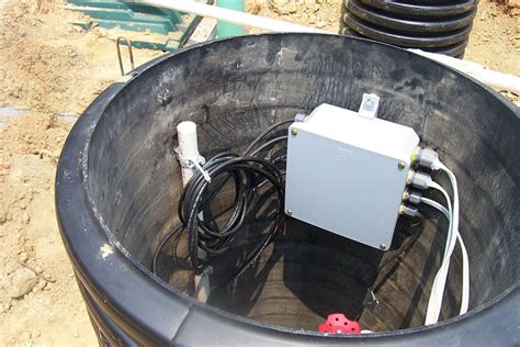 main sewer junction box detail|septic tank electrical junction box.